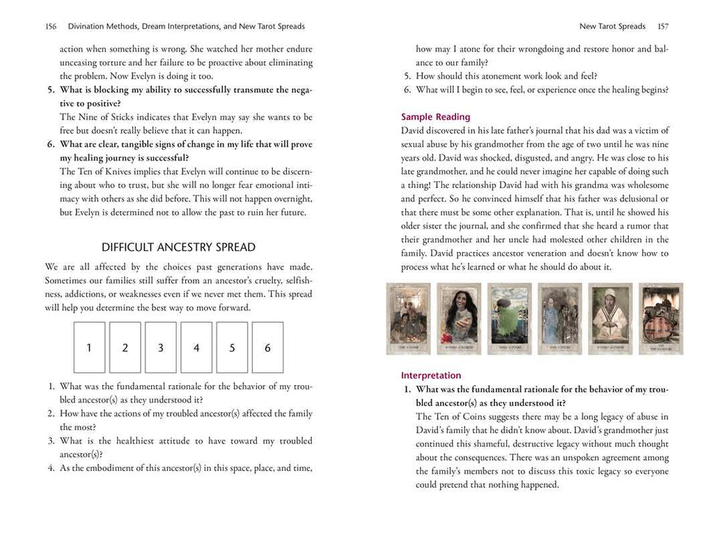 Hoodoo Tarot Workbook by Tayannah Lee McQuillar