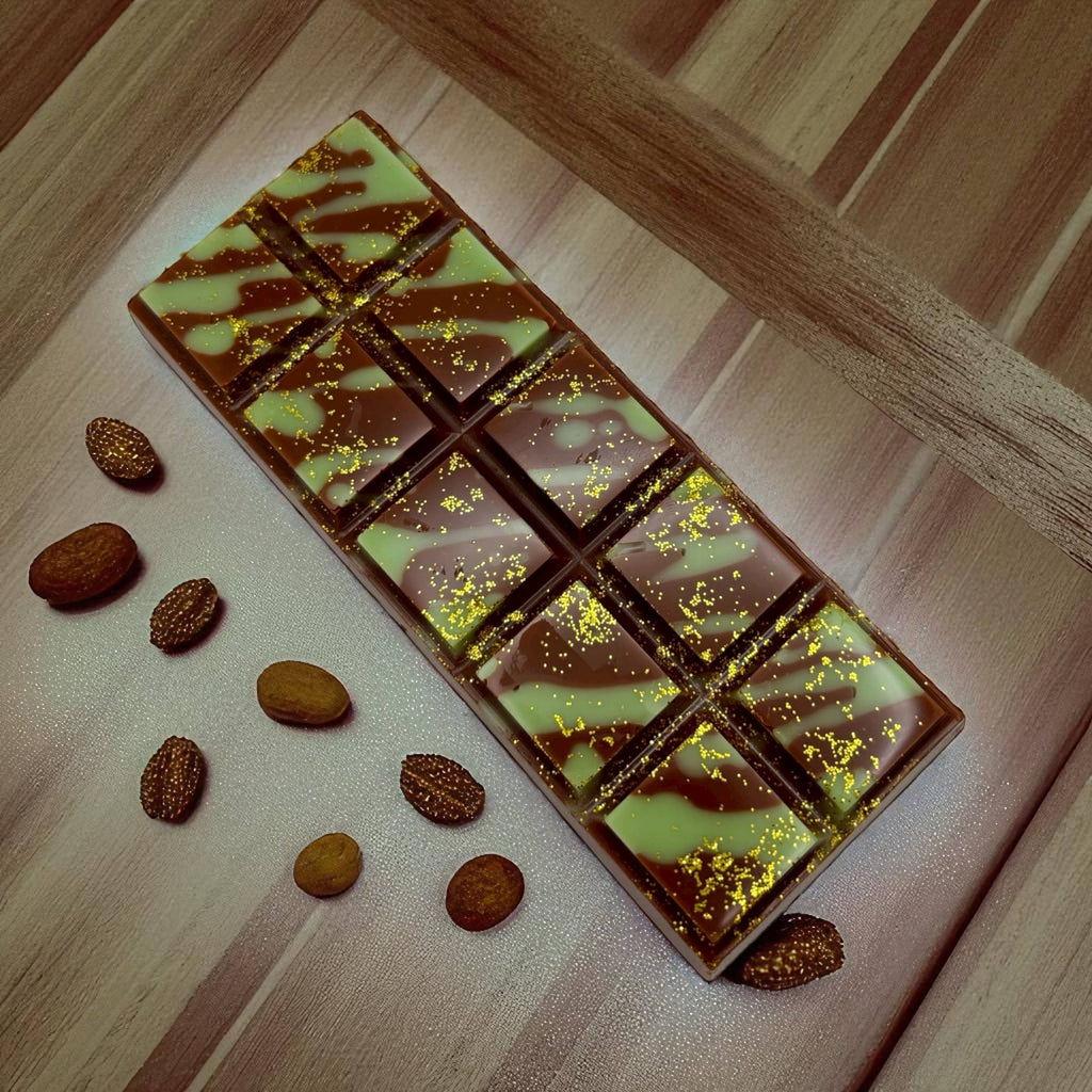 Dubai Chocolate Snap Bar Wax Melts. 2 oz. Soy Wax Melt
