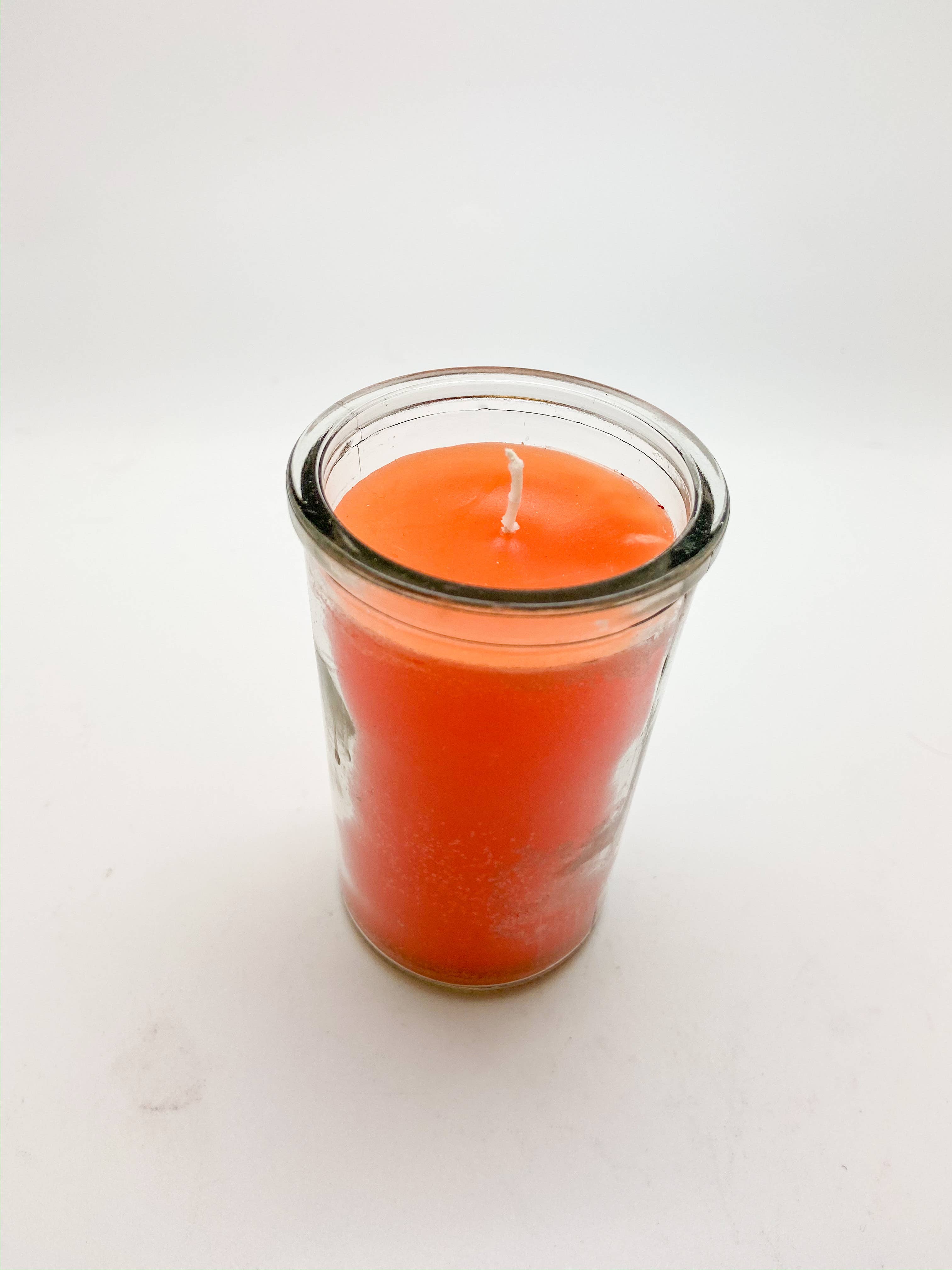 Orange 2 Day Candle - success, prosperity, emotional health