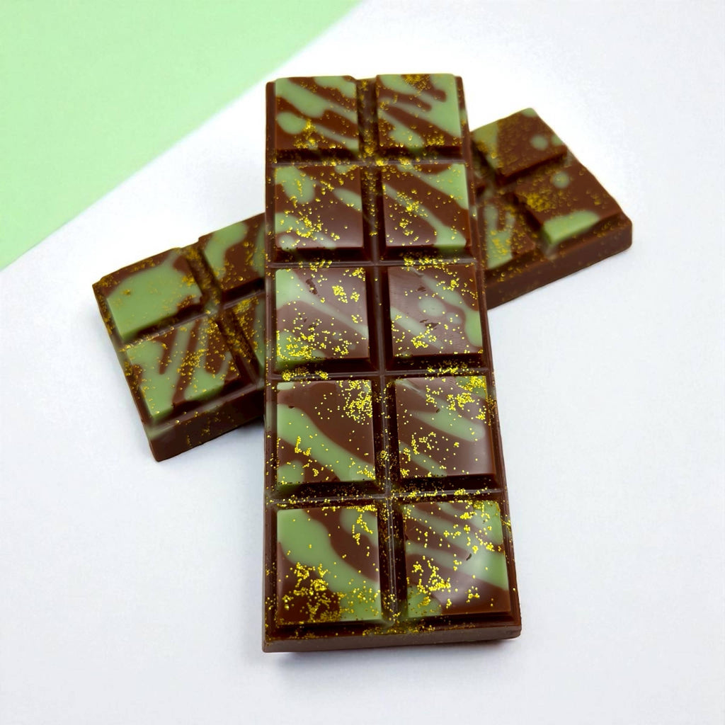 Dubai Chocolate Snap Bar Wax Melts. 2 oz. Soy Wax Melt