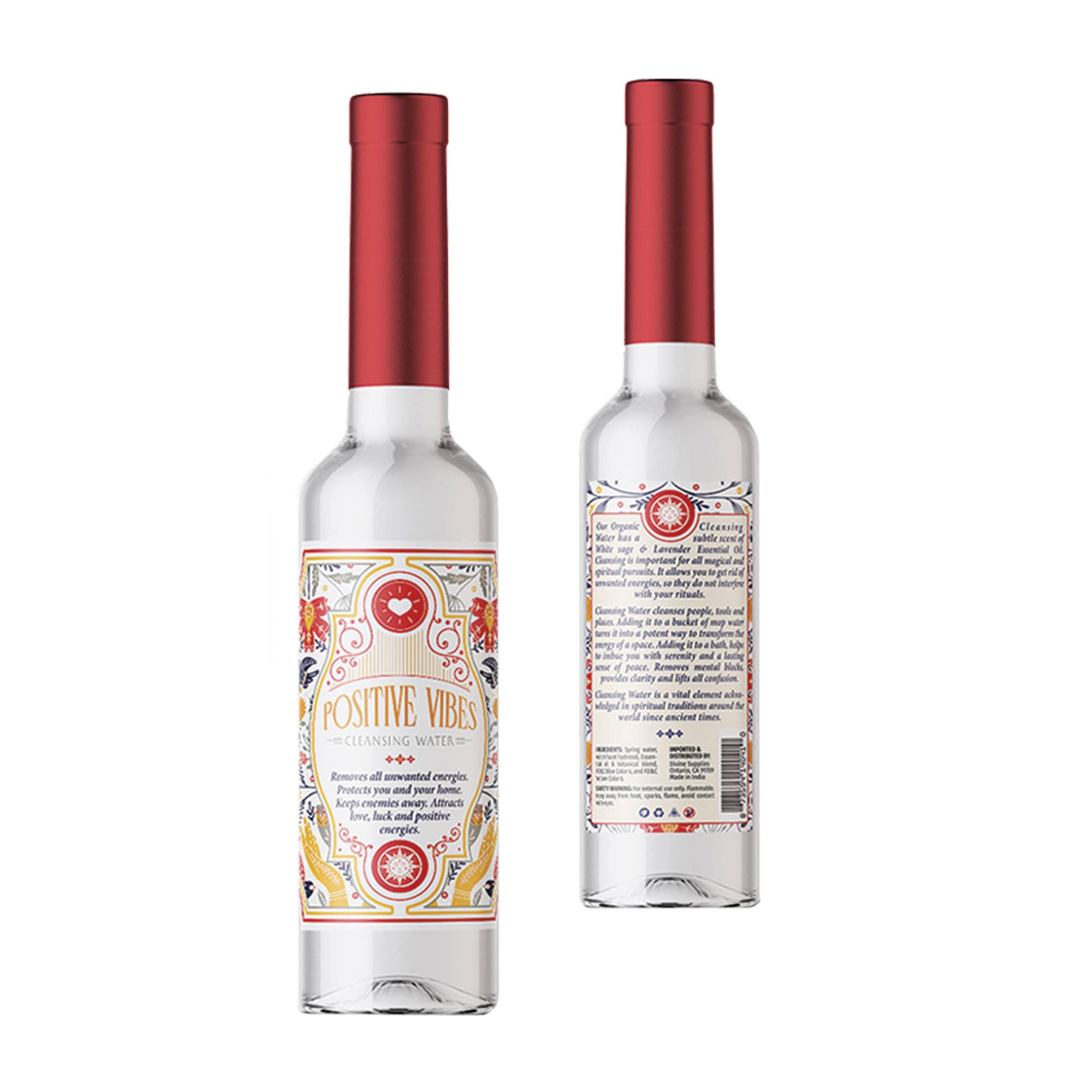 Spiritual Cleansing Water - Positive Vibes (7.5 oz.)