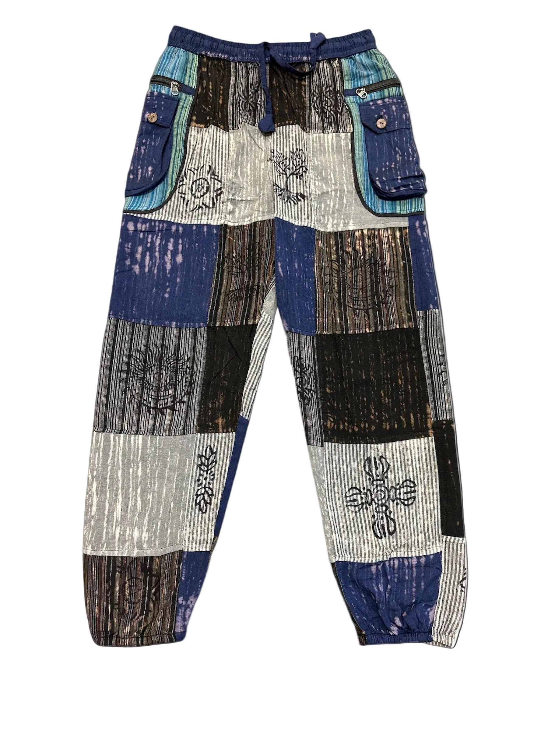 Bohemian Patchwork Cargo Pant