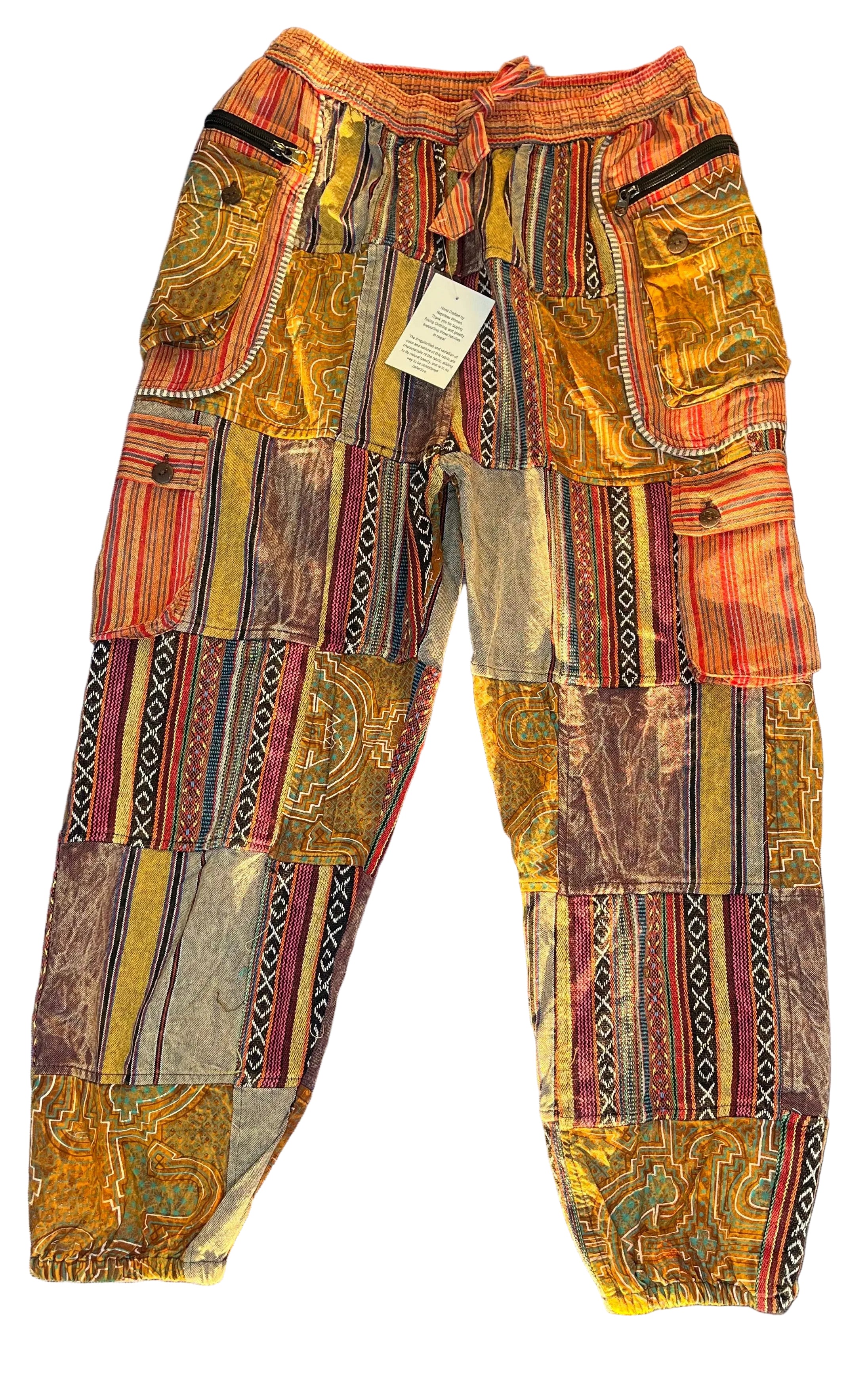 Hippie Patchwork Tribal Jogger