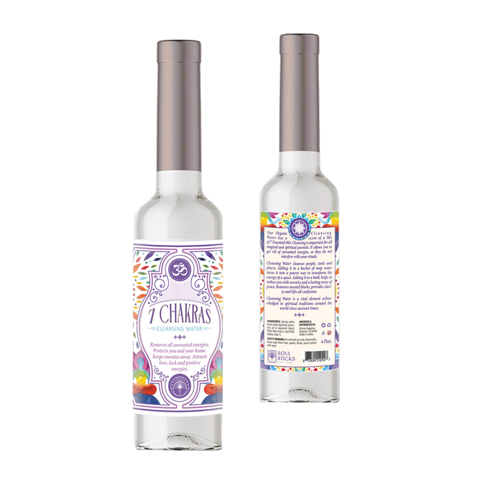 Spiritual Cleansing Water, 7 Chakras (7.5 oz)