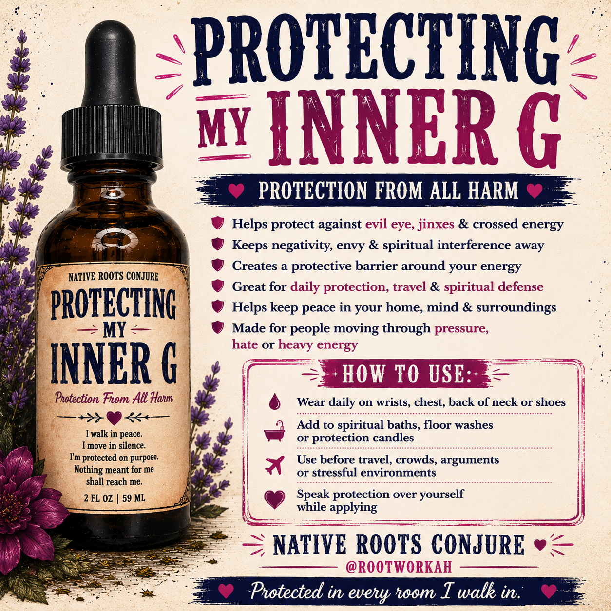 Protect Yo Inner G Conjure Oil