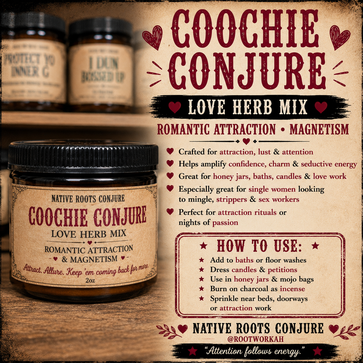 Coochie Conjure Herb Mix