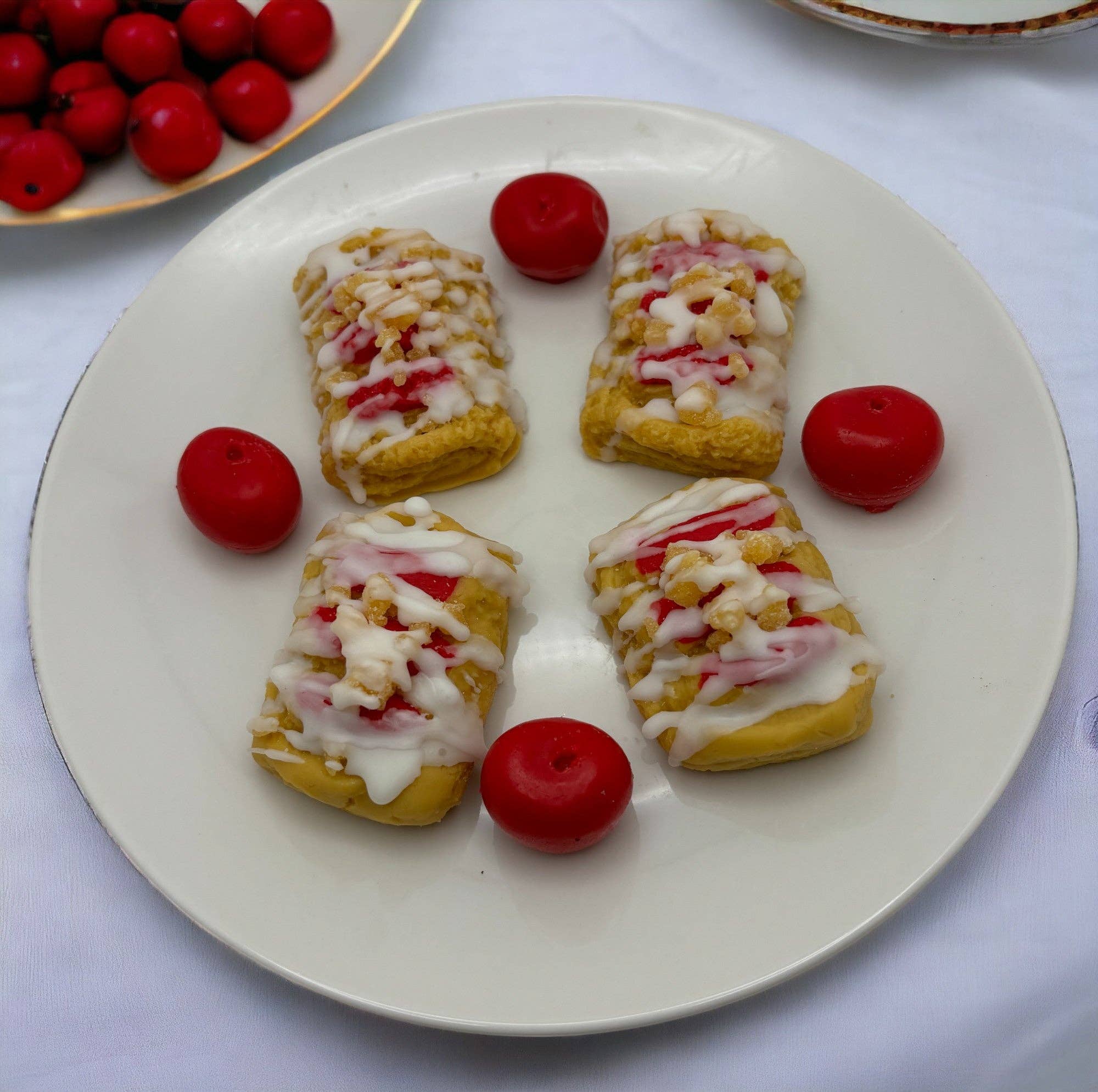 Cherry Cheesecake Streusel Pastry Wax Melts. Bakery Wax Melt