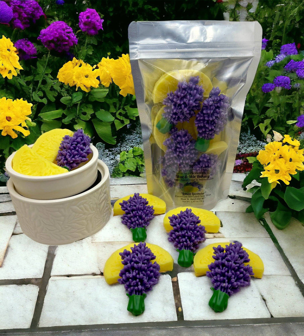 Lavender and Lemon Wax Melts. 5.30 oz. Wax Melt/Soy Wax