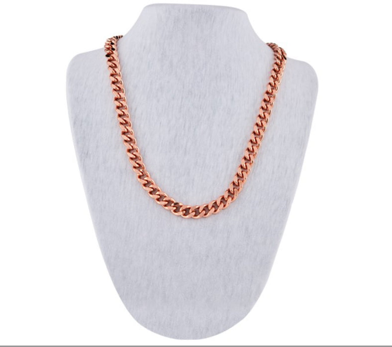 Pure Solid Copper Cuban Links