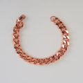 Charged Copper Cuban Link Bracelet