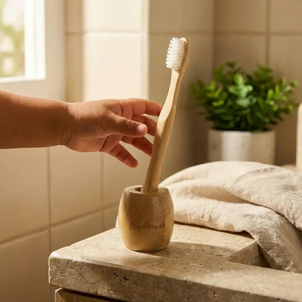 100% Compostable Bamboo Kids Toothbrush