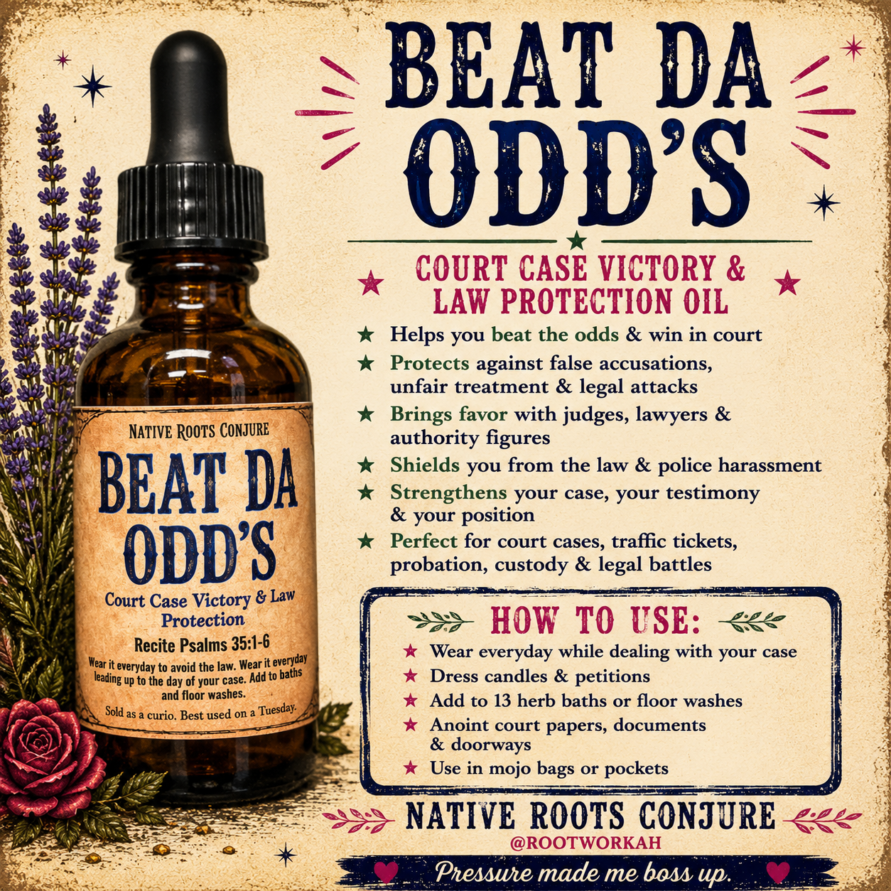Beat Da Odd’s Conjure Oil