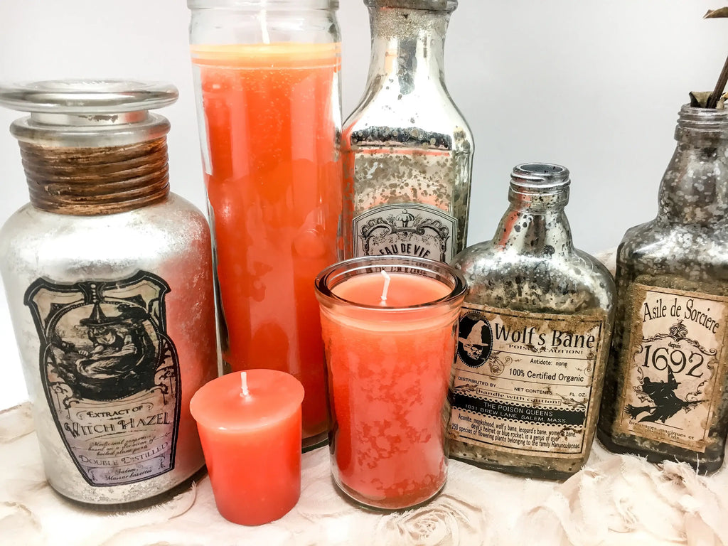 Orange 2 Day Candle - success, prosperity, emotional health