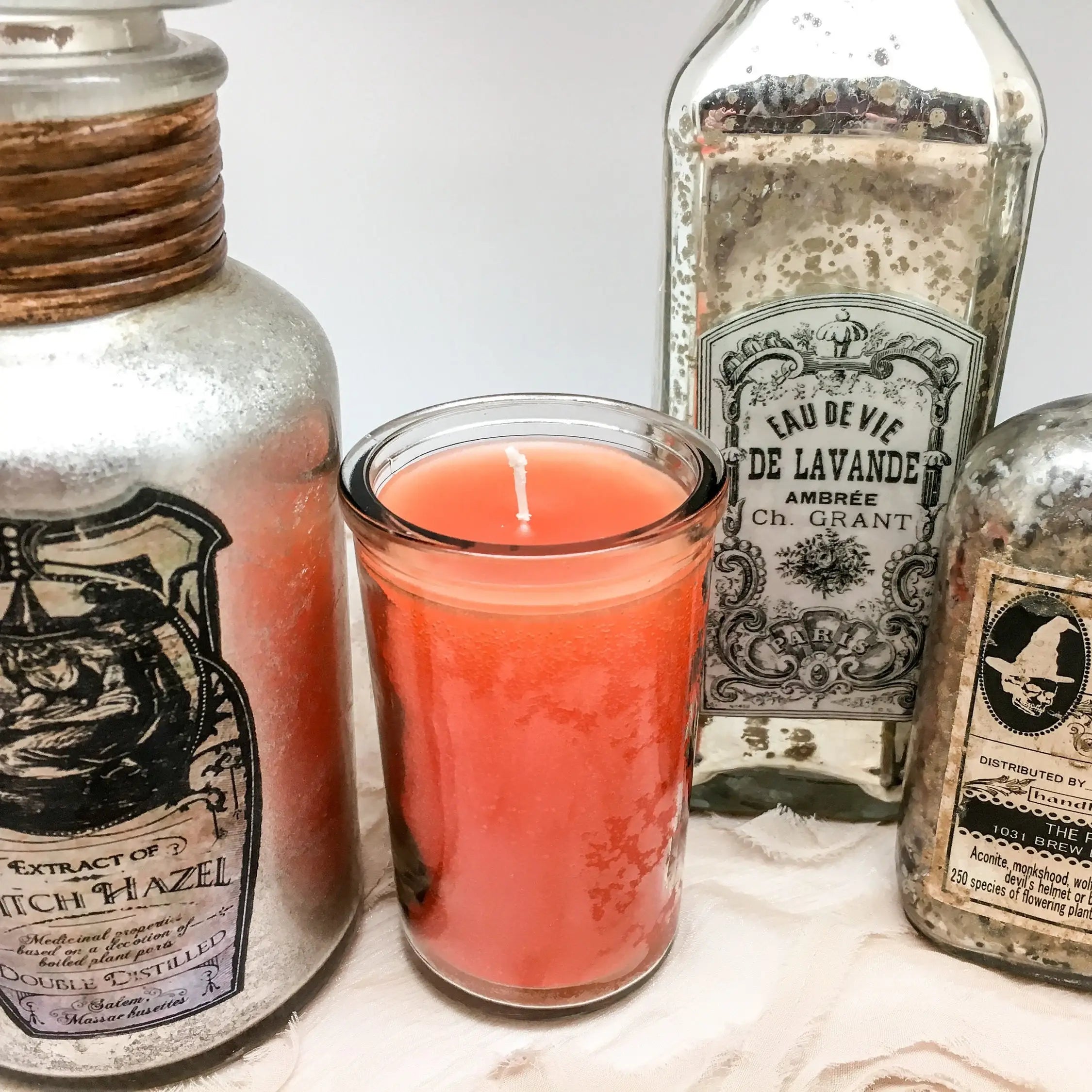 Orange 2 Day Candle - success, prosperity, emotional health