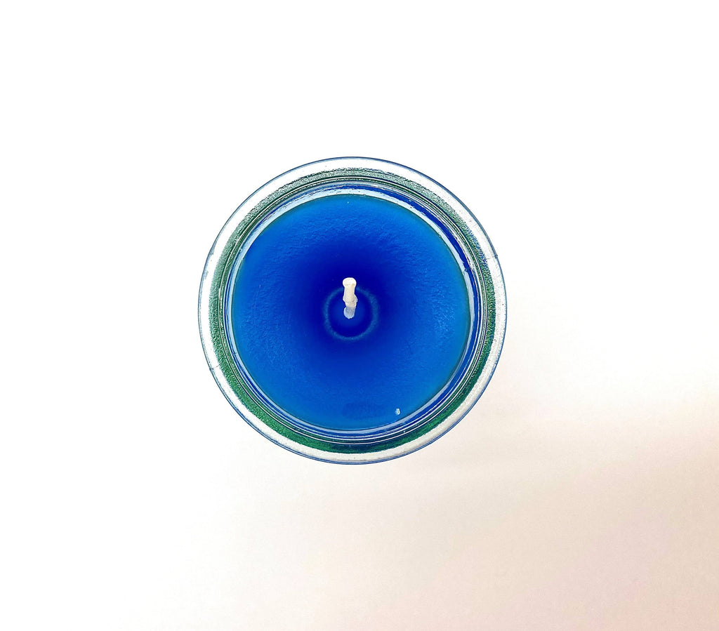 Blue 2 Day Candle - spirituality, creativity, harmony