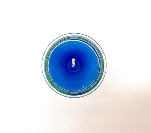 Blue 2 Day Candle - spirituality, creativity, harmony