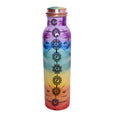 Copper Water Bottle - Chakra Synergy (950 ml / 32 oz)
